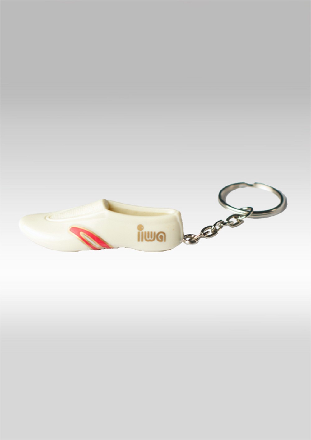 Nøkkelring beige