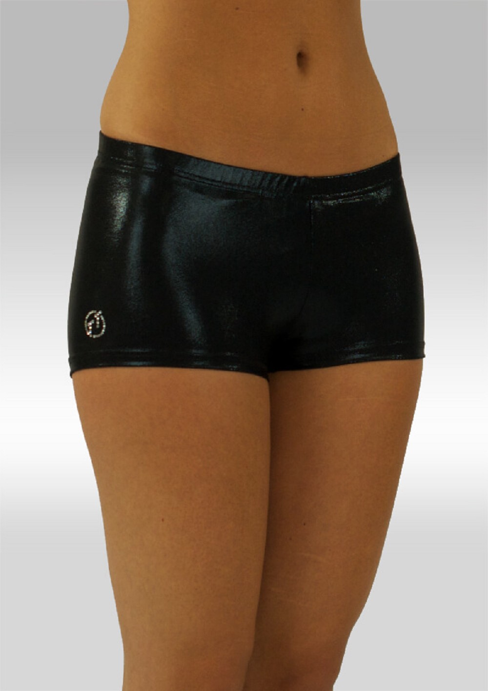 Hotpants wetlook sort W758zw